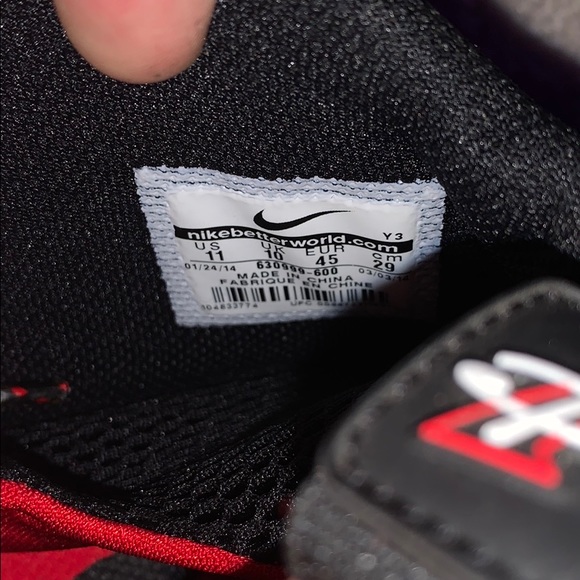 Nike Lil Penny REFLECTIVE Posite University Red - Picture 4 of 7